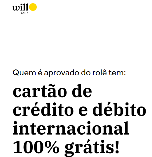 Cartão de crédito Will Bank: veja se realmente vale a pena Cartão de crédito Will Bank: veja se realmente vale a pena