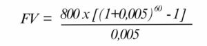exemplo de formula com juros compostos com aporte mensal